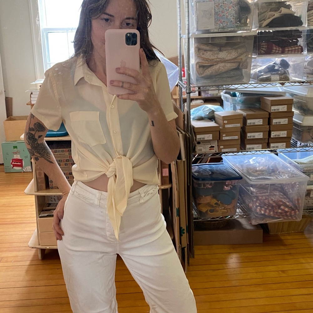 Vintage silk Blouse